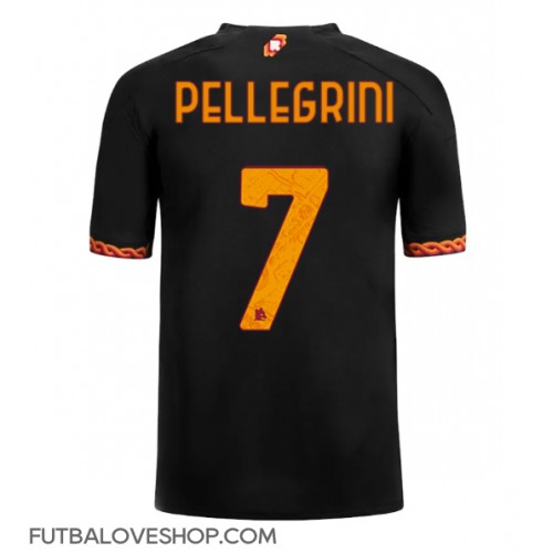 Dres AS Roma Lorenzo Pellegrini #7 Tretina 2023-24 Krátky Rukáv
